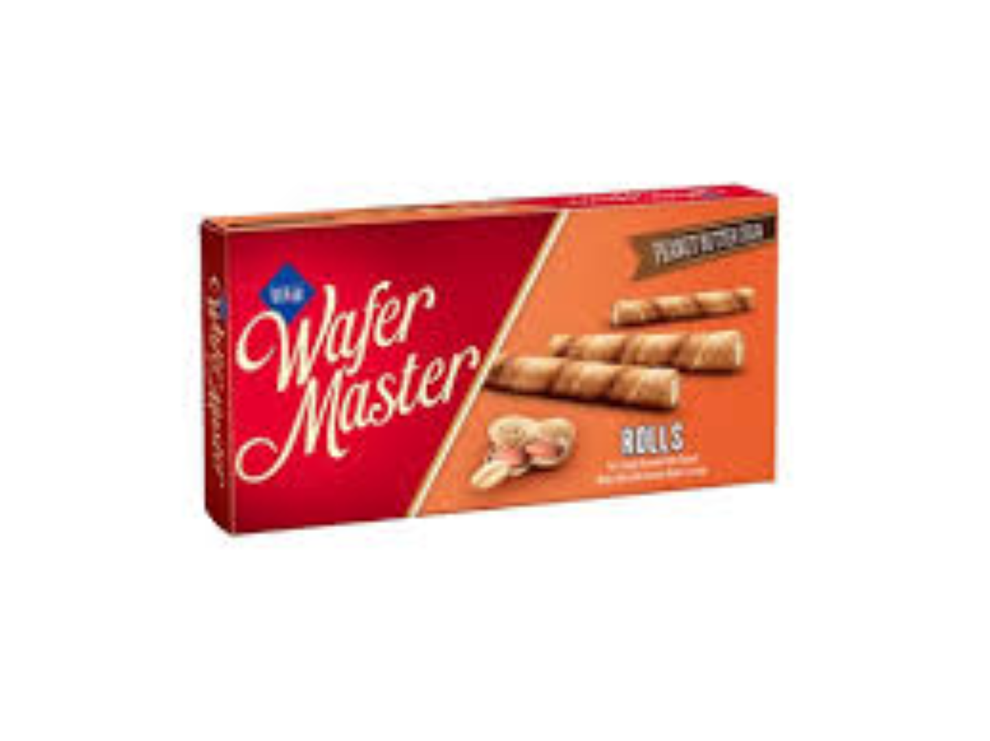WAFER MASTER PEANUT BUTTER CREAM ROLLS 65G
